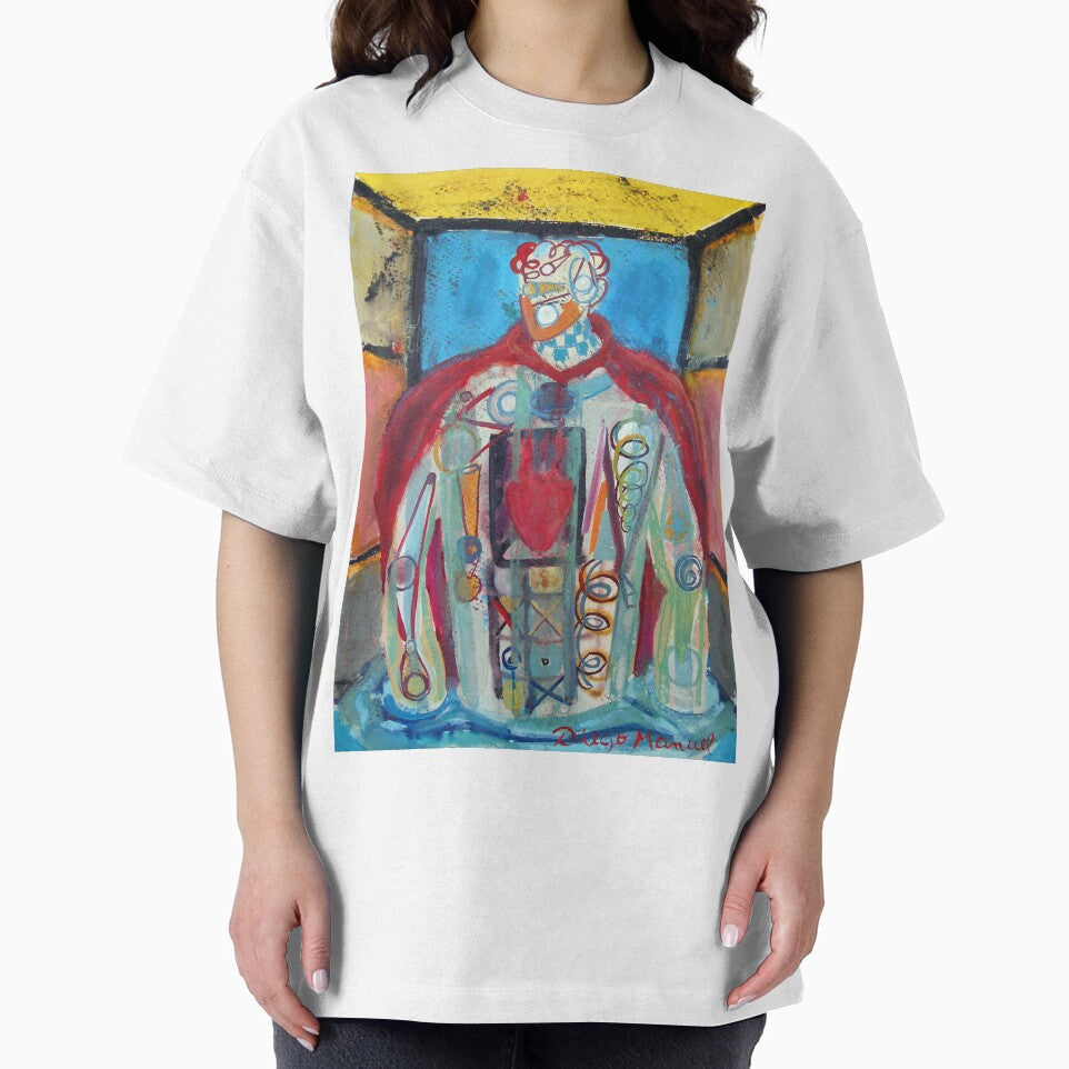 cubist study of a football fan by Diego Manuel Rodriguez