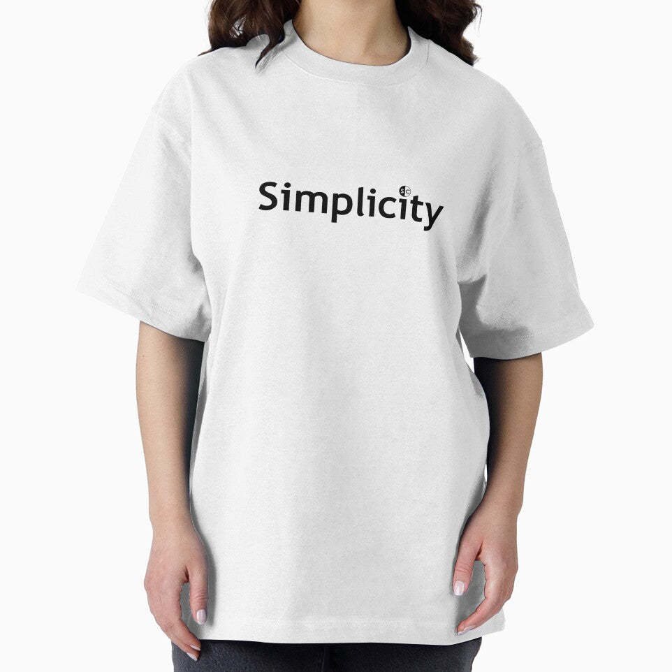Simplicity - simple minimal one word text by SlumCity
