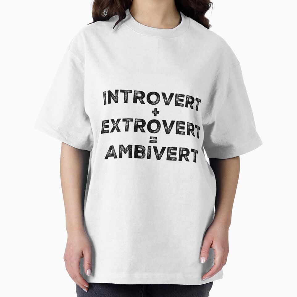 Introvert + Extrovert = Ambivert by NiftyTees