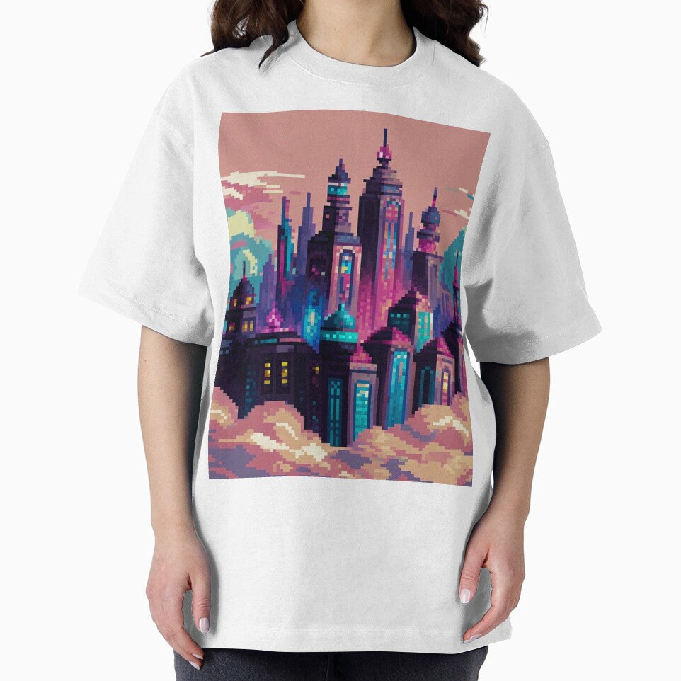 Pastel Pixel Gaming Landscapes – Retro Aesthetic Posters & Totes by sam54796
