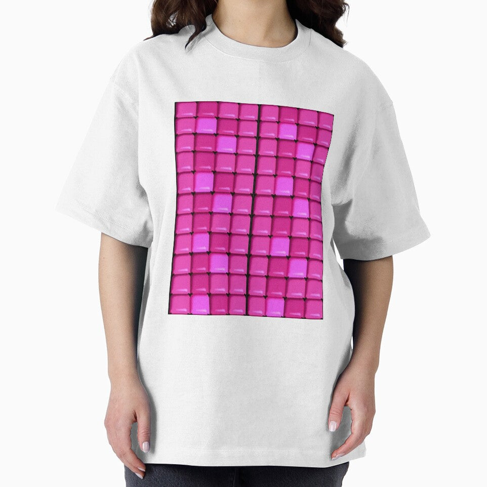 Large Pink Pixel by PudgeMuffin Creations