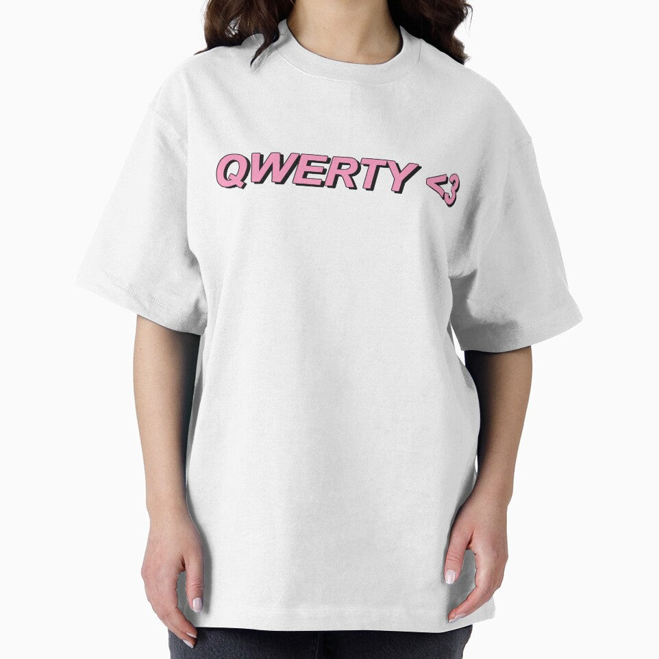 Qwerty <3 ( available as transparent sticker ) by AwkwardBadger