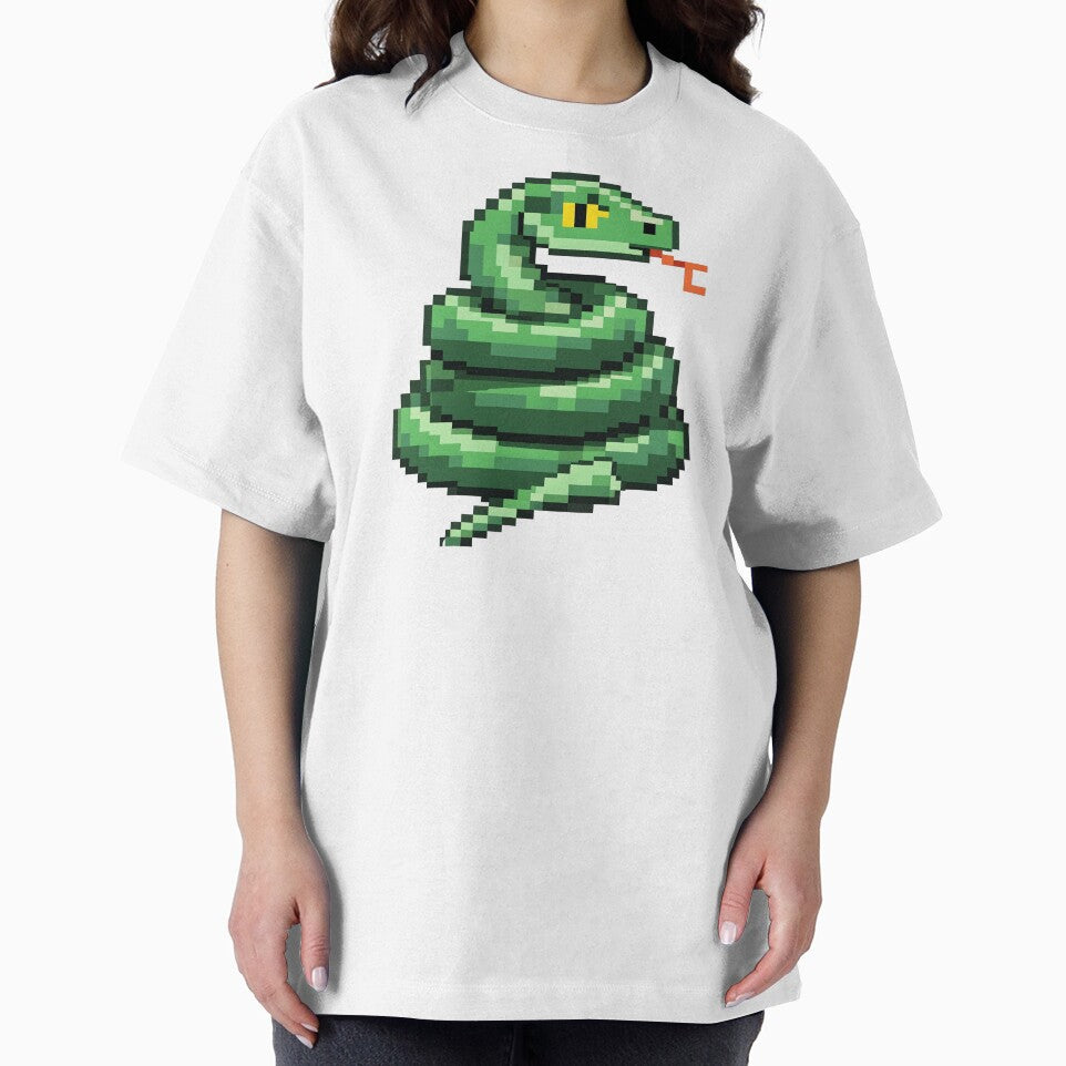 Pixel Snake – Retro 8-Bit Snake Pixel Art Gaming Design by onlin3boutiqu3