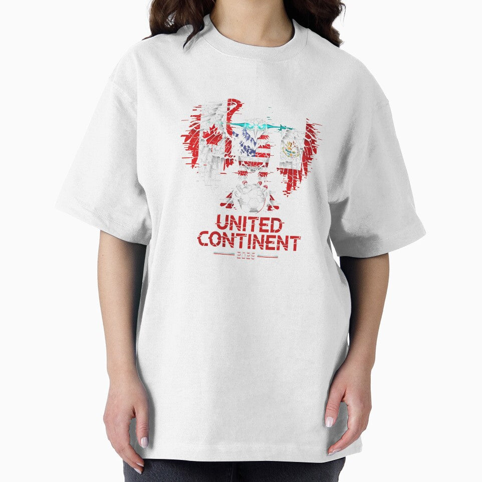 Glitched North America Eagle World Cup Soccer 2026 T-Shirt_83958408 by SubStudio97