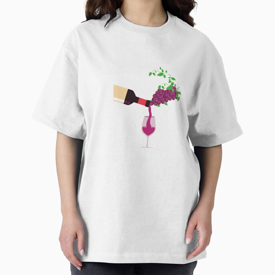 ** WINE LOGO WITH GRAPES ** by JOINMYVIBE