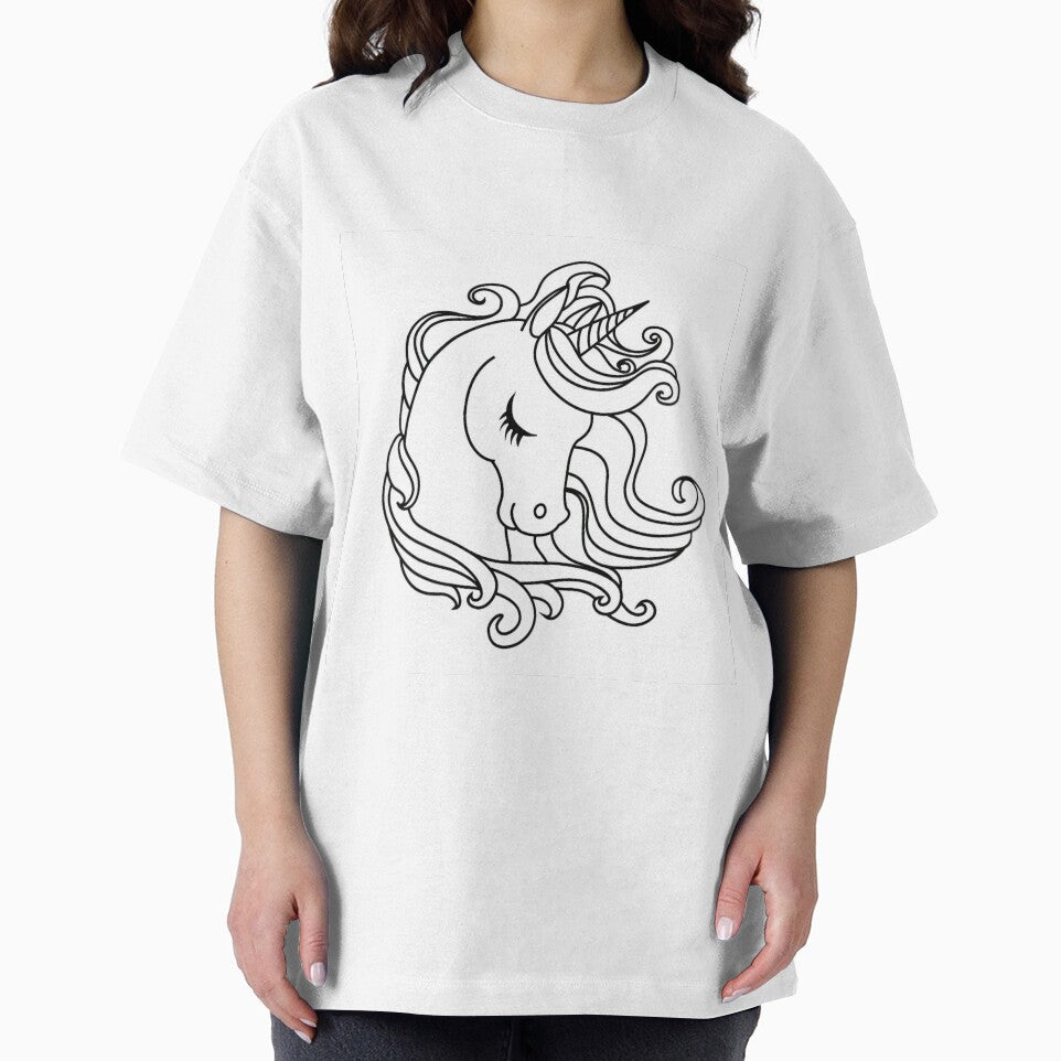 Pretty Unicorn Outline by Mywaymylife