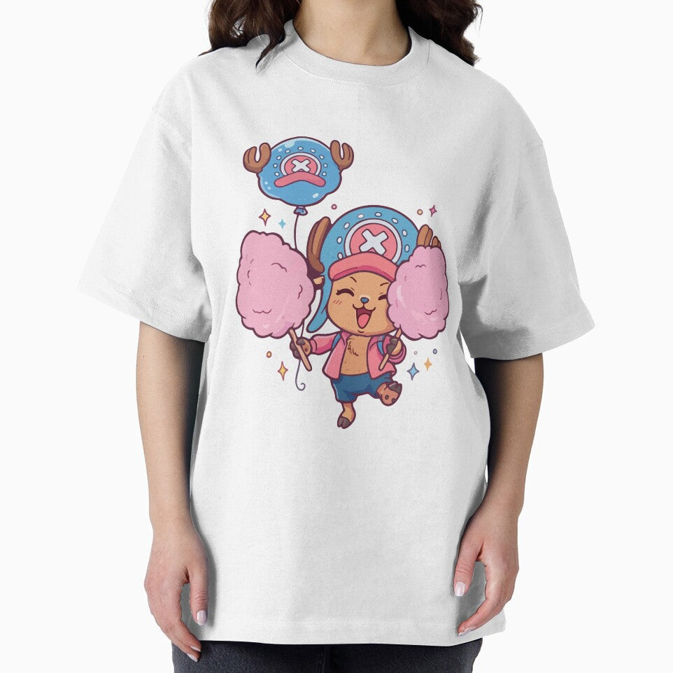 Cute kawaii character with cotton candy by Koikts