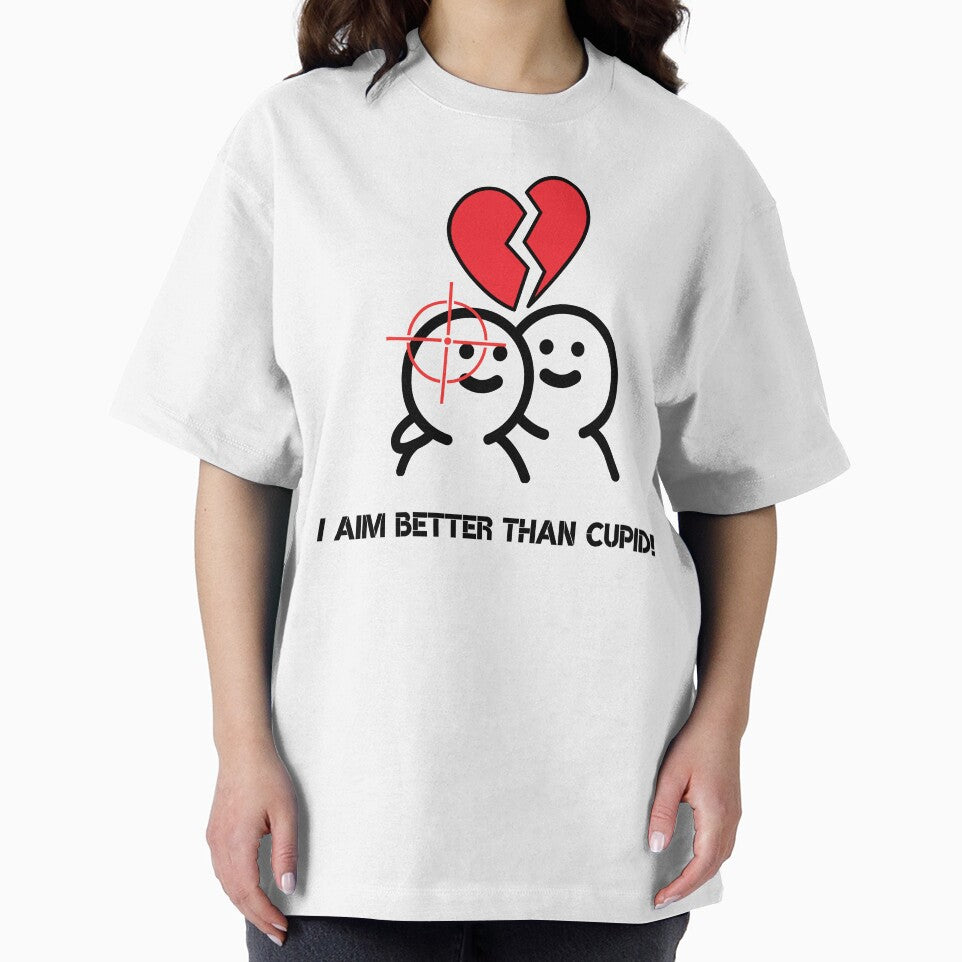 I Aim Better Than Cupid, dark humor by CypisDesign