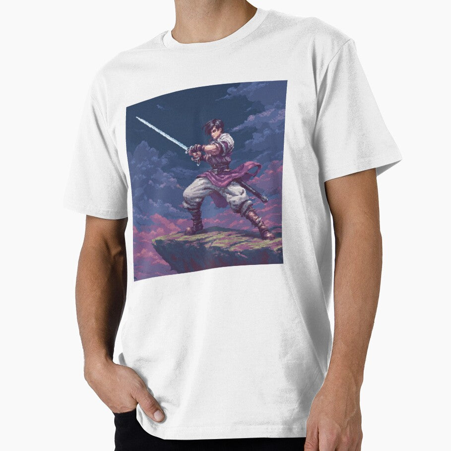 Pixel Blade of Destiny – Retro Weapon‑Based Fighting Artwork by Pixel8Prints