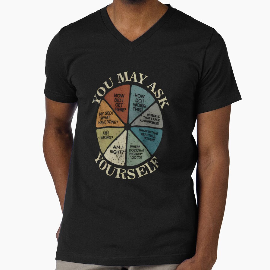 You May Ask Yourself Vintage, Talking Heads, Once In A Lifetime Lyrics, You May Ask Yourself Pie Chart, David Byrne Fan Gift by EstimateCount