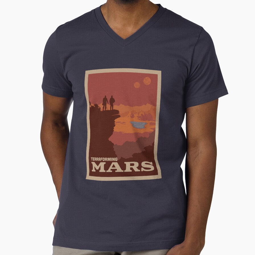 Terraforming Mars Board Game - Minimalist Travel Poster Style by JANETC56
