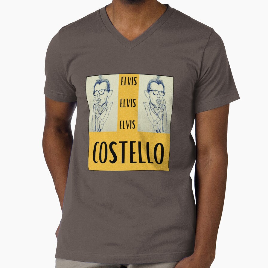Double the Elvis! One of my two designs for Elvis Costello by RBgoodies
