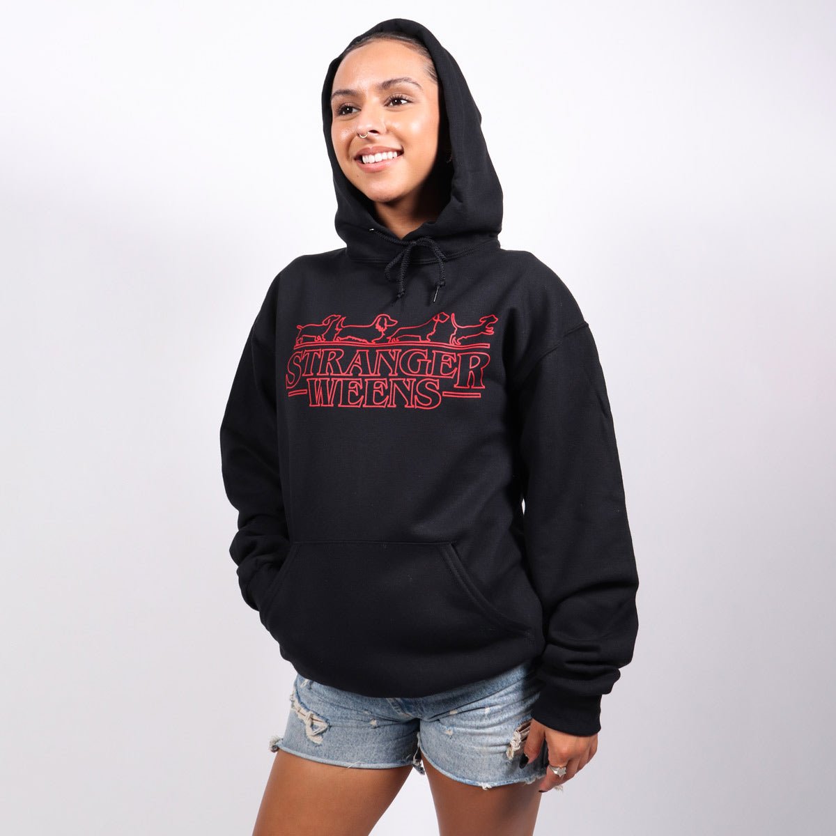 stranger weens unisex hoodie | black
