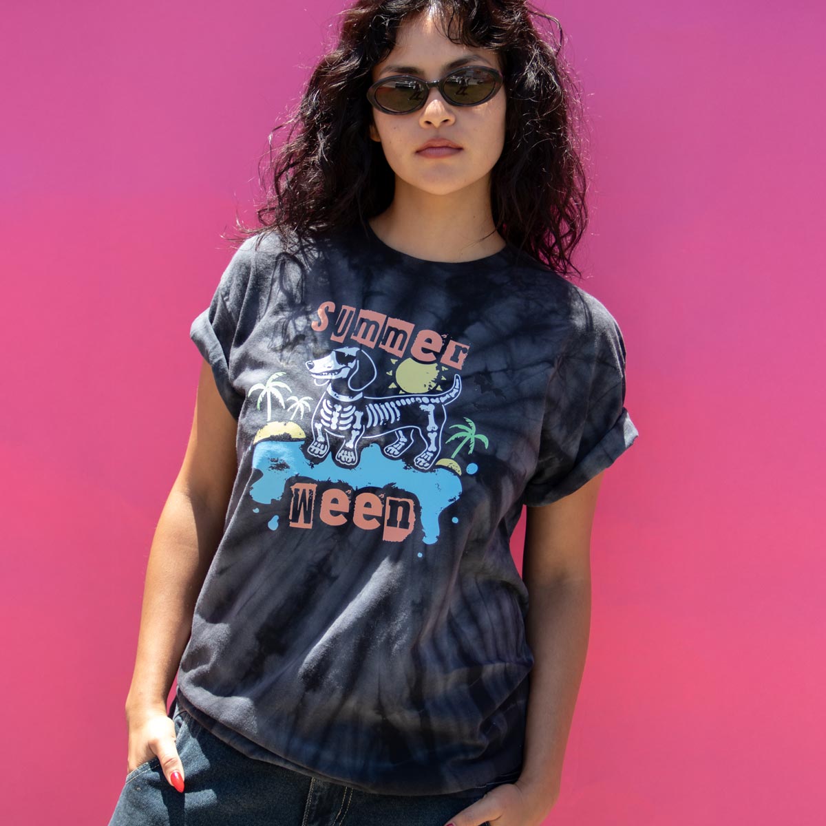 summerween unisex tee | tie-dye