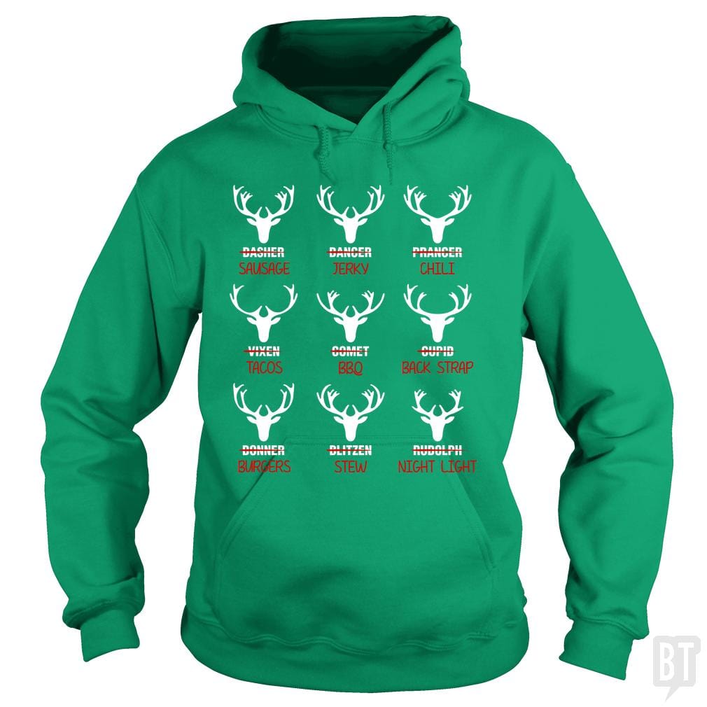 Reindeer Emoticon Hoodie