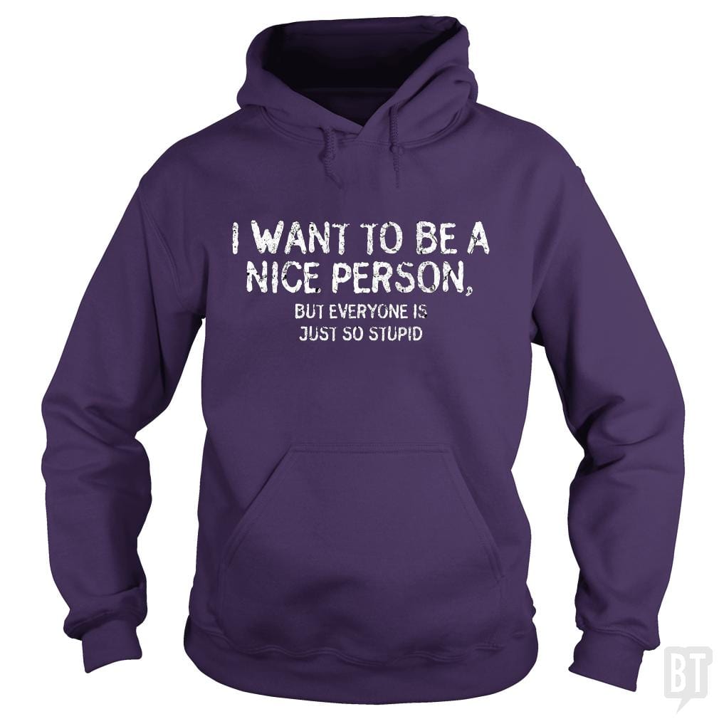 Nice Person Hoodie