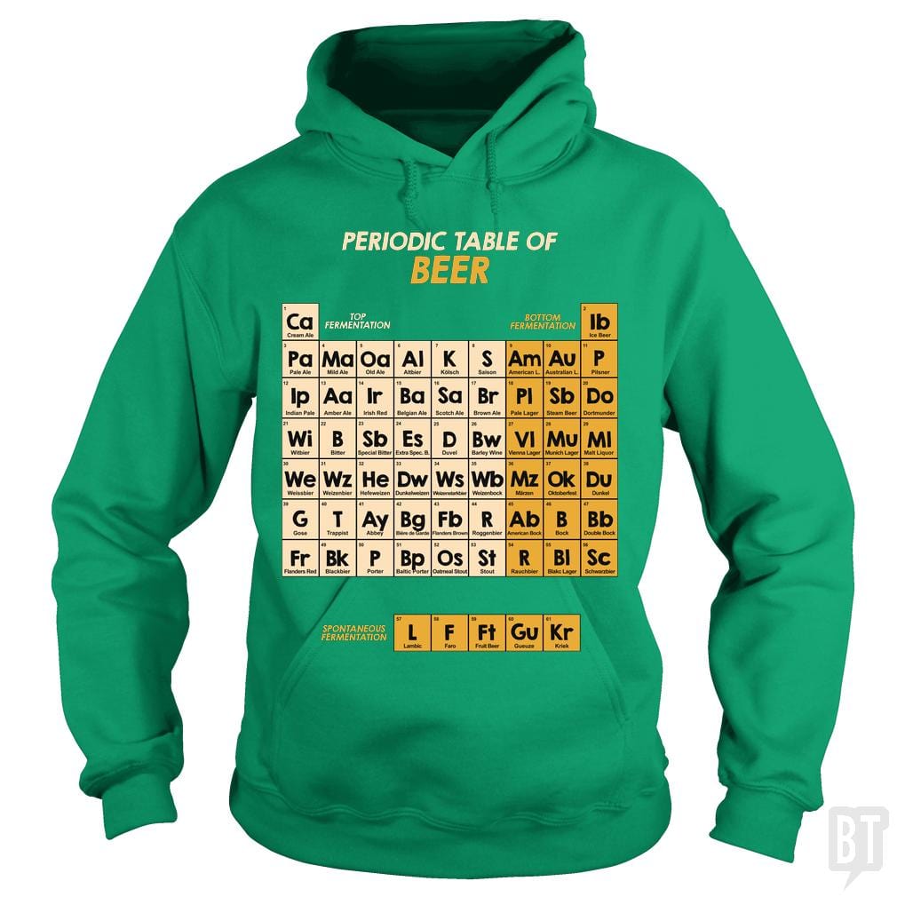 Periodic Table Of Beer Hoodie
