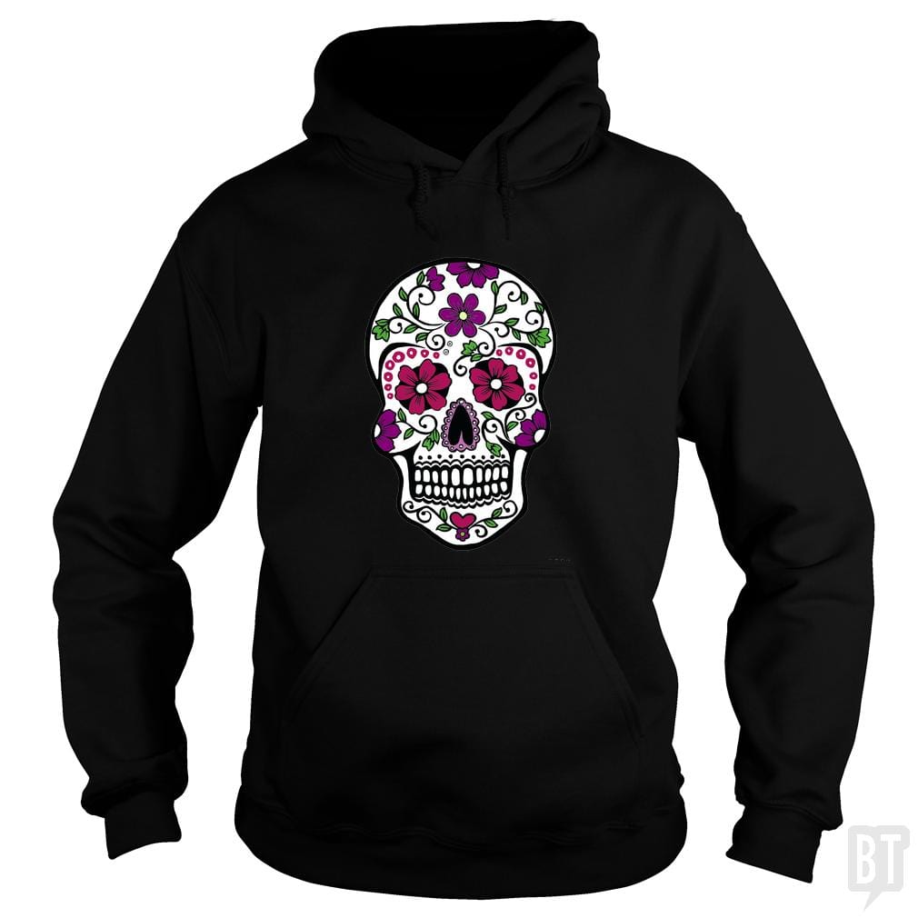 Day of the Dead Skull Hoodie