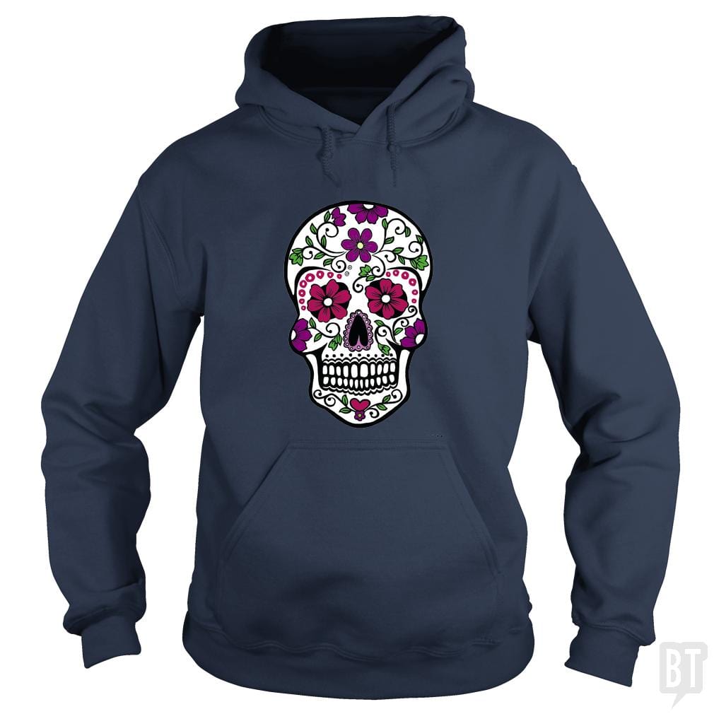 Day of the Dead Skull Hoodie