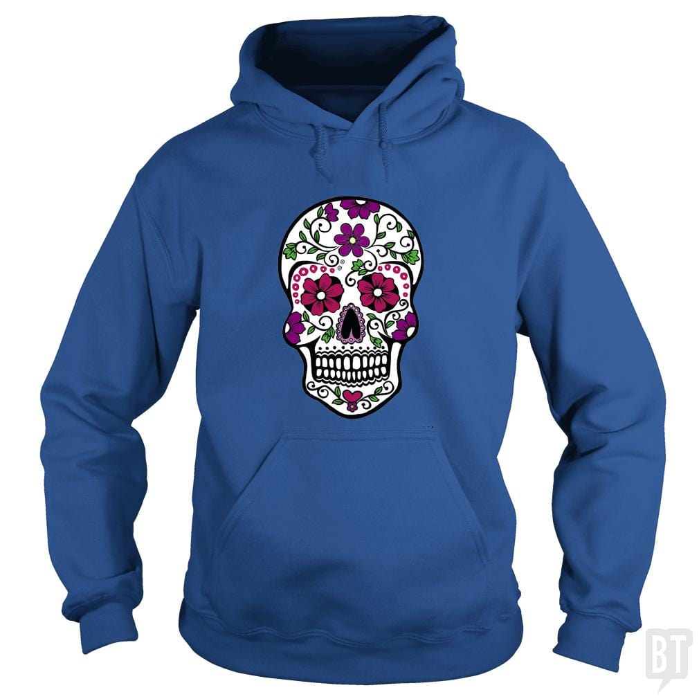 Day of the Dead Skull Hoodie