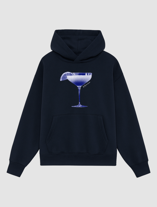sweet or sour navy hoodie
