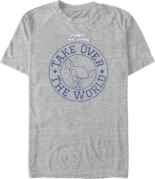 Take Over The World Circle Pinky And The Brain T-Shirt