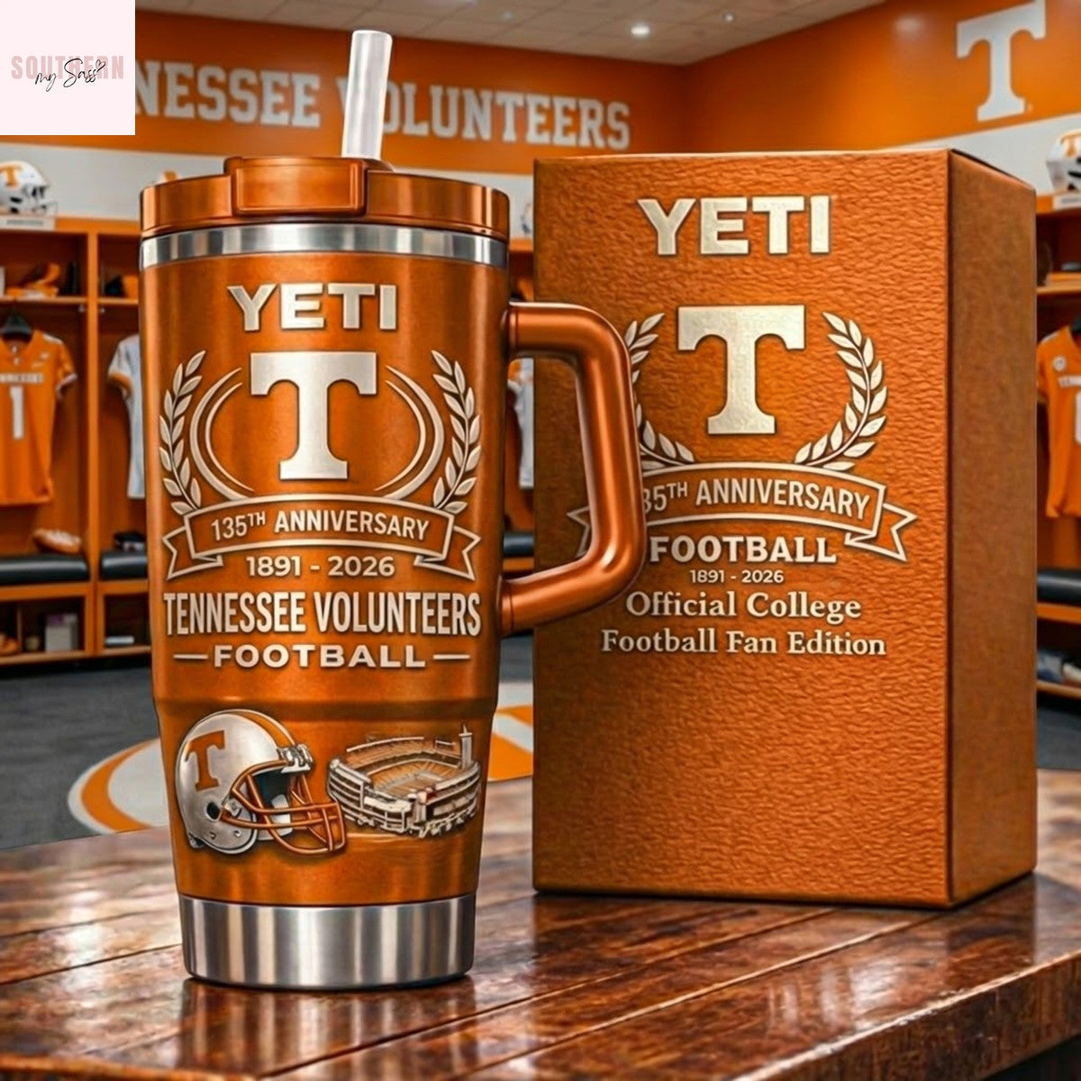 Tennessee Volunteers 135th Anniversary Tumbler