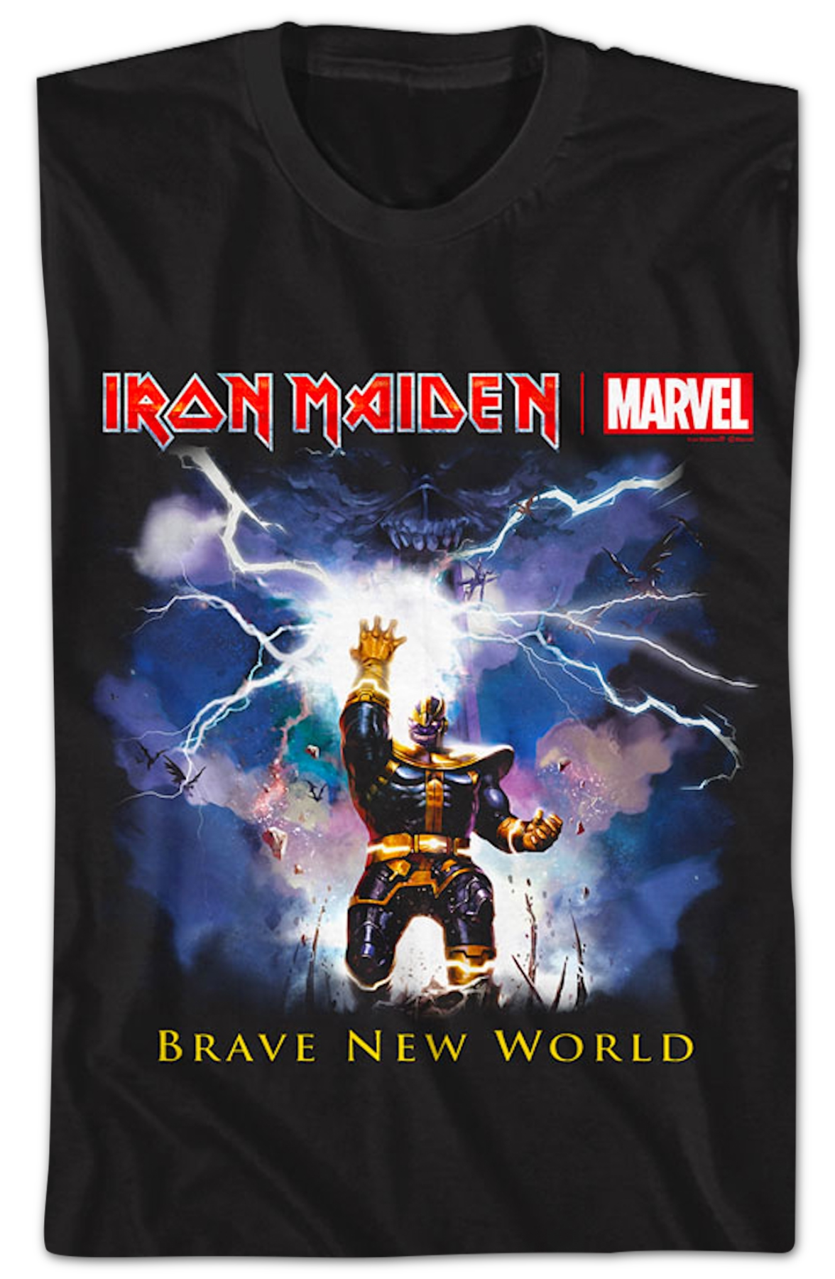 Thanos Brave New World Iron Maiden T-Shirt