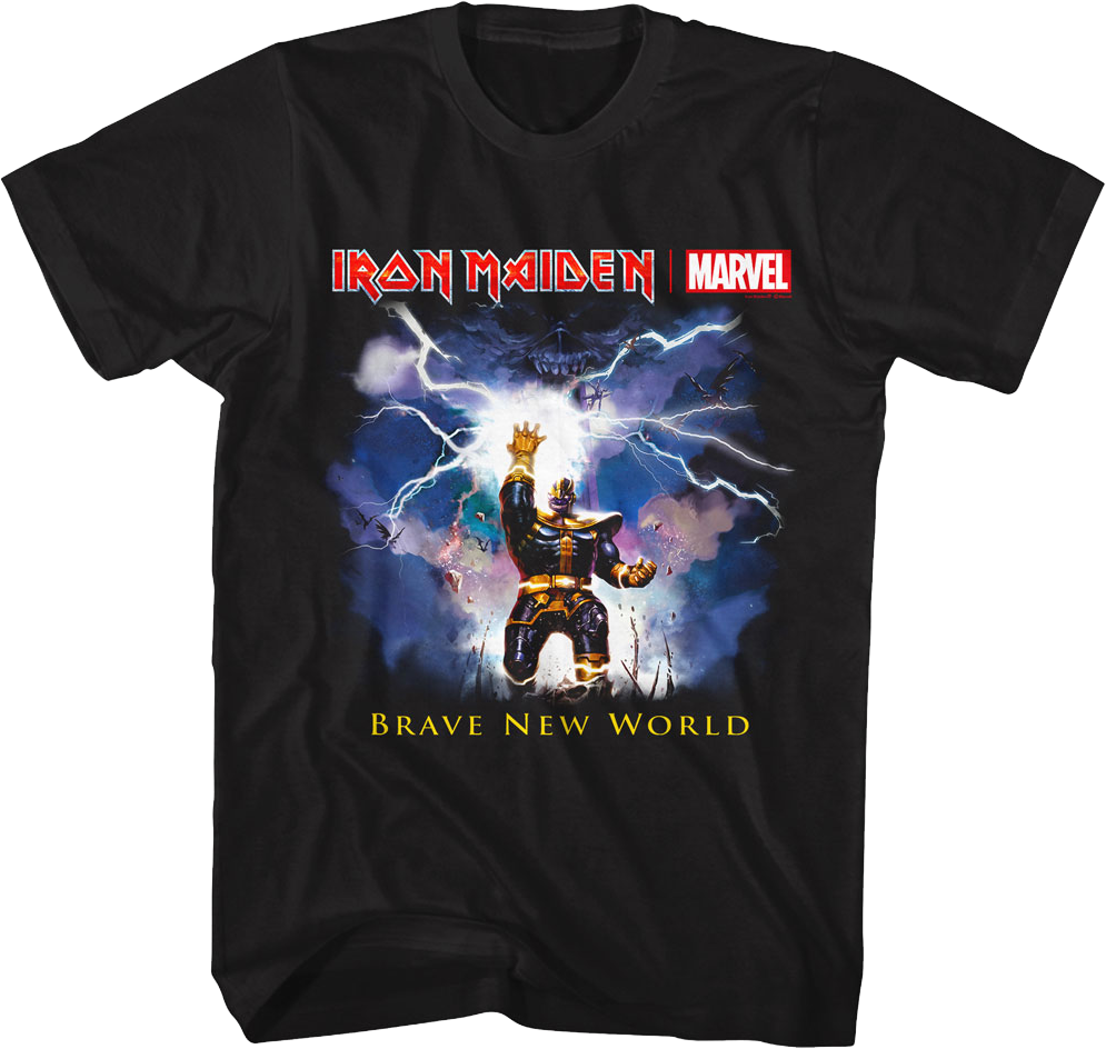 Thanos Brave New World Iron Maiden T-Shirt