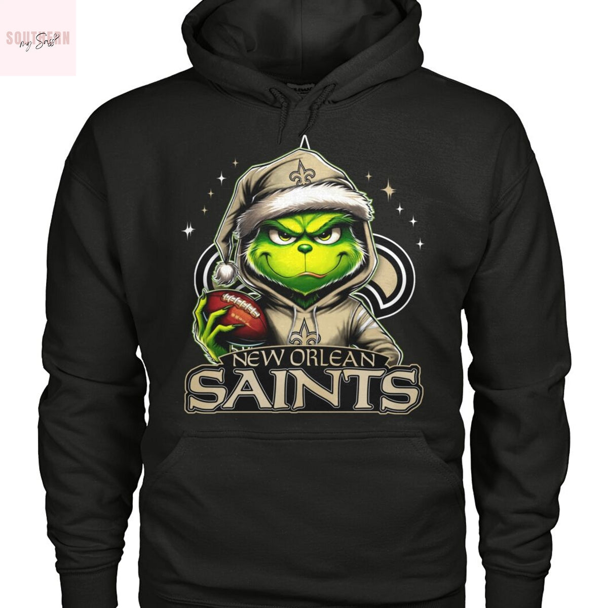 The Grinch Christmas x New Orlean Saints Unsiex T-Shirt