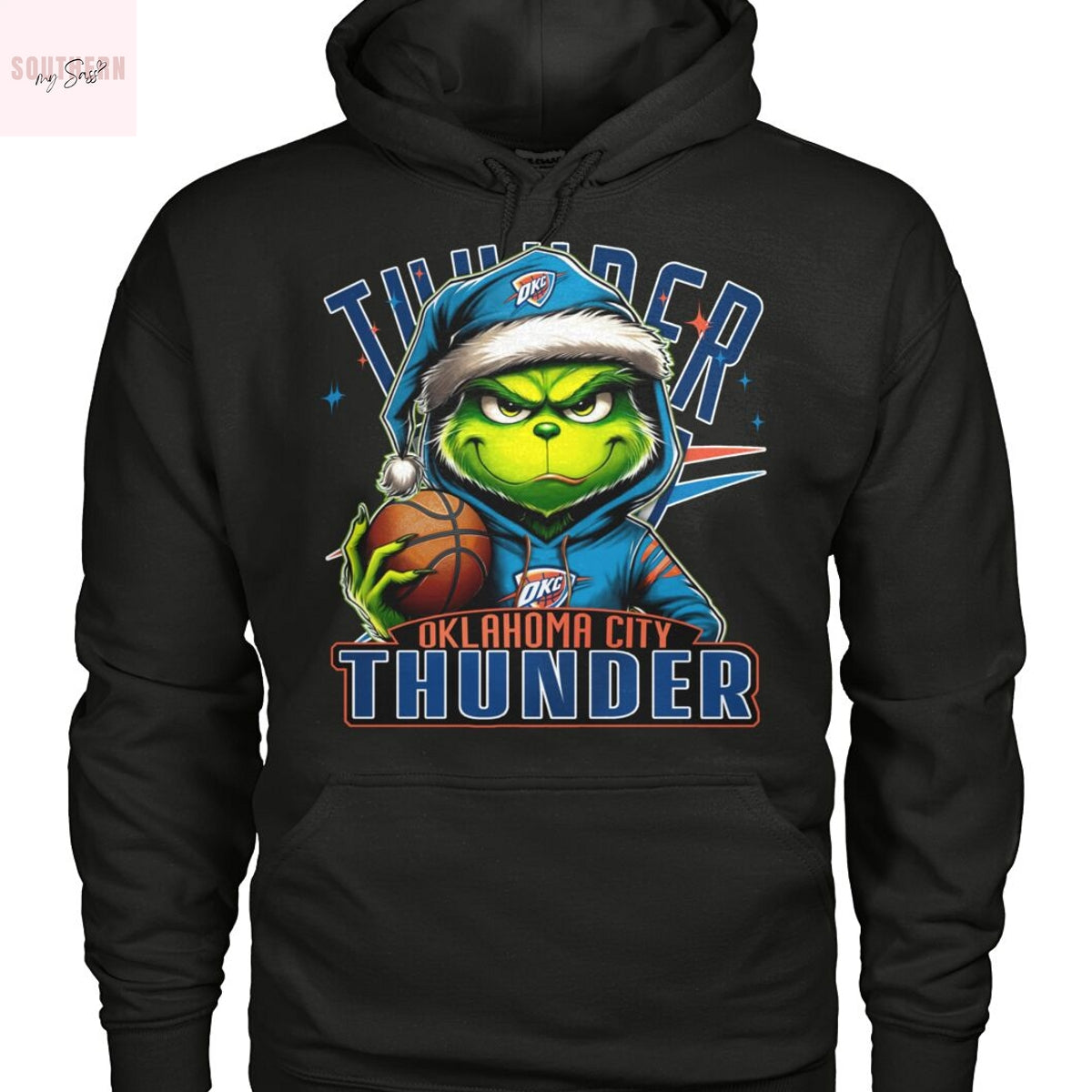 The Grinch Christmas x Oklahoma City Thunder Unsiex T-Shirt