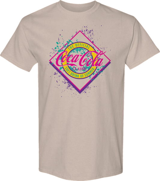 The Official Soft Drink Of Summer Diamond Coca-Cola T-Shirt