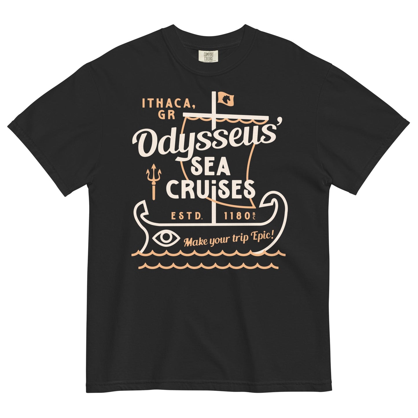Odysseus Sea Cruises Men's Relaxed Fit Tee