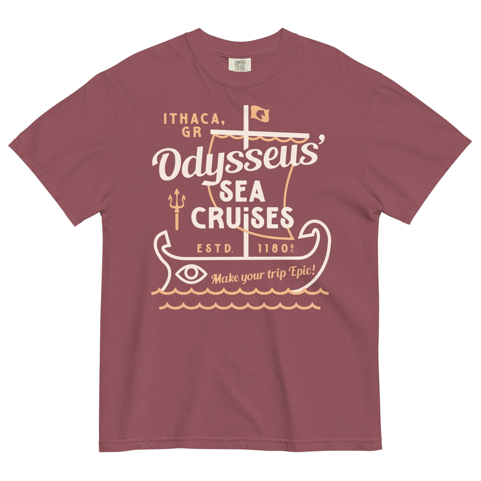 Odysseus Sea Cruises Men's Relaxed Fit Tee