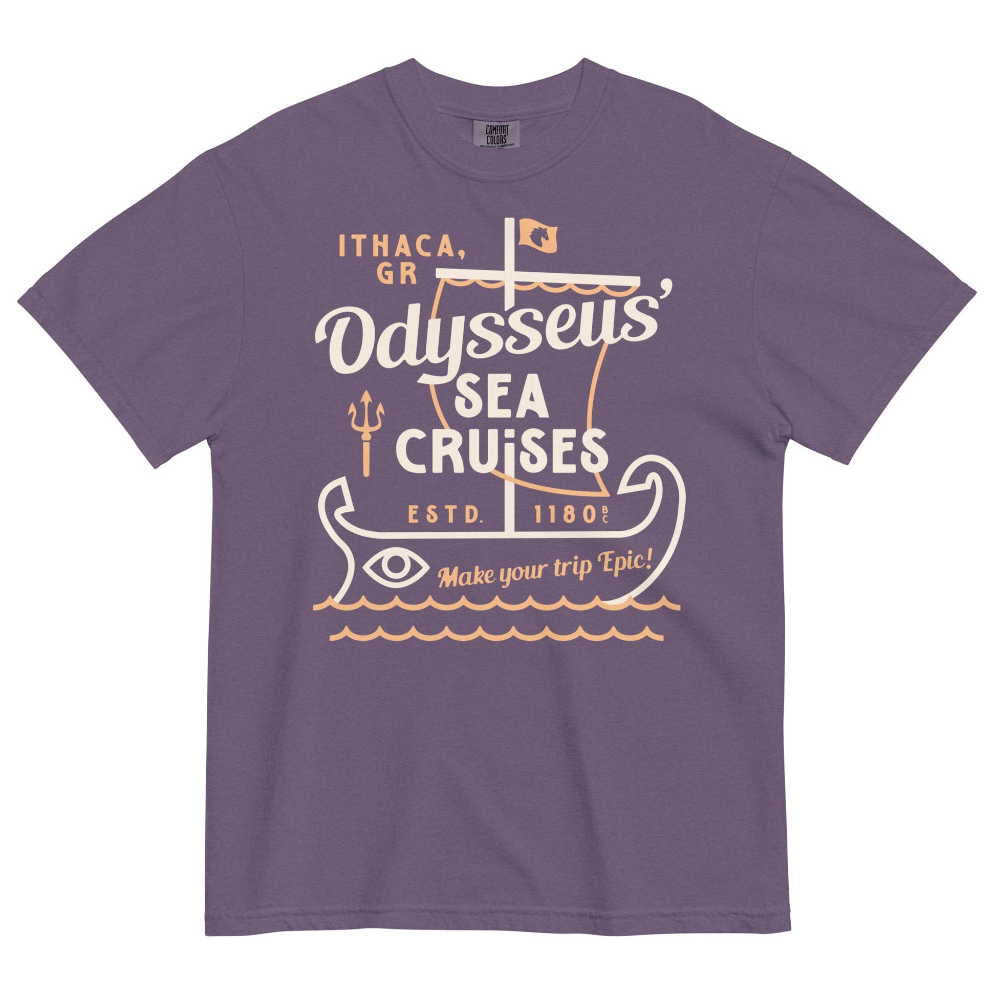 Odysseus Sea Cruises Men's Relaxed Fit Tee