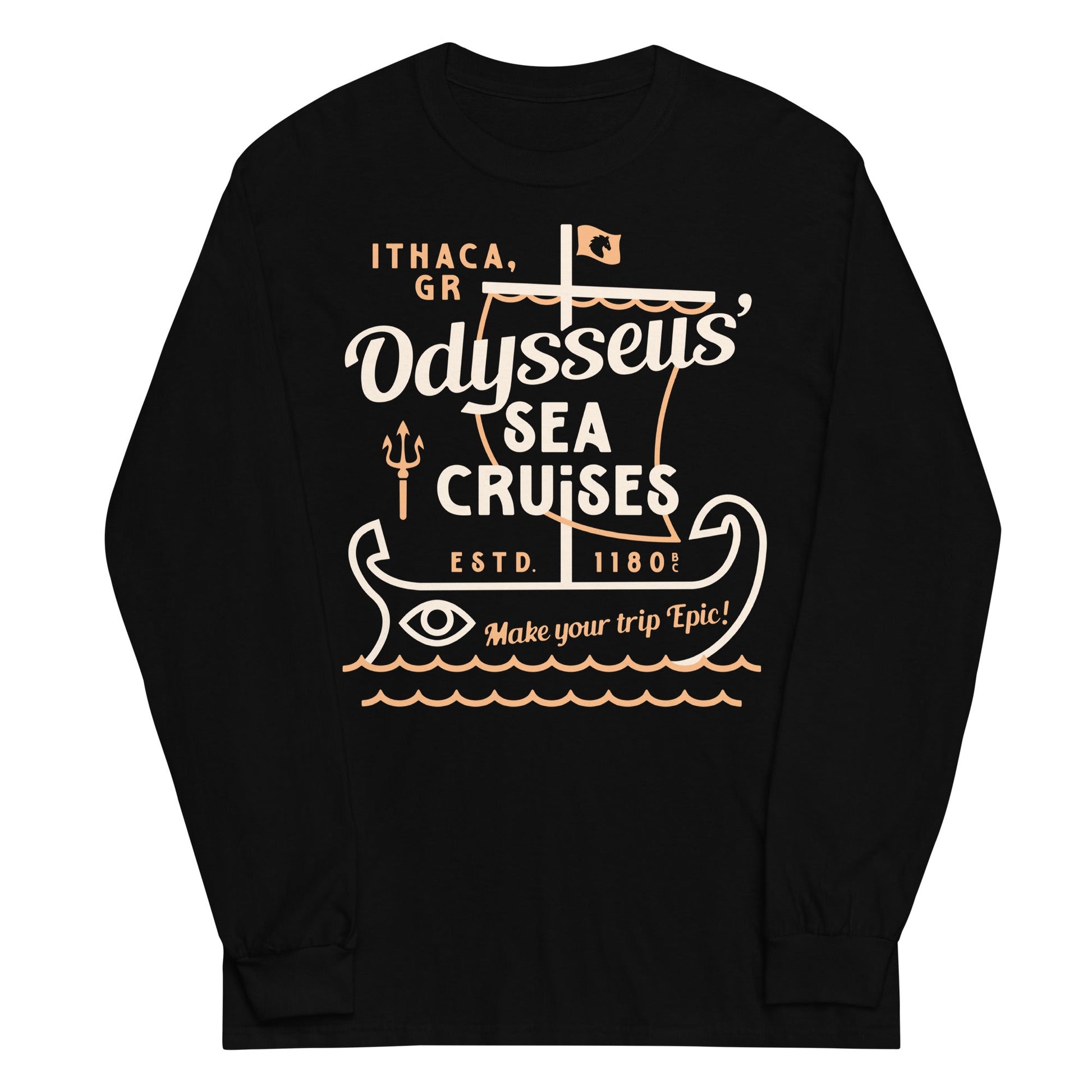 Odysseus Sea Cruises Unisex Long Sleeve Tee