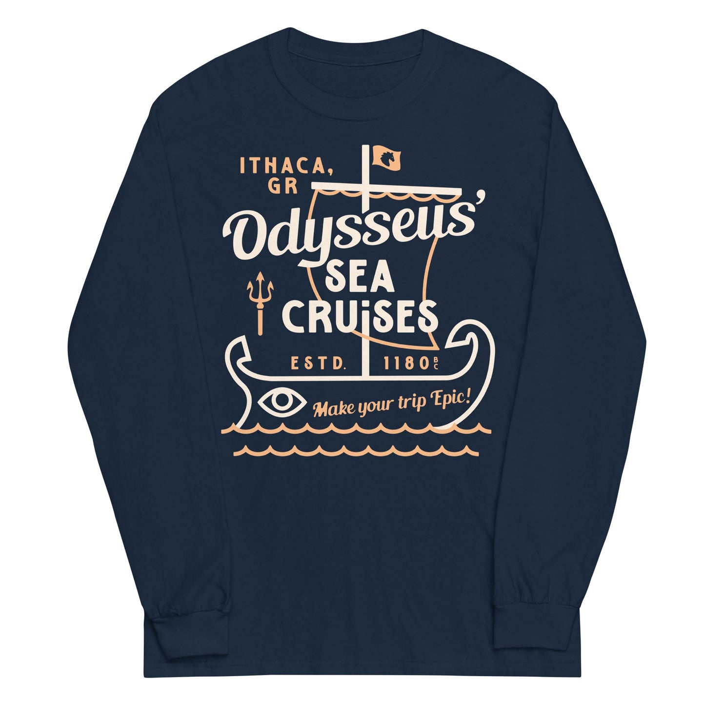 Odysseus Sea Cruises Unisex Long Sleeve Tee