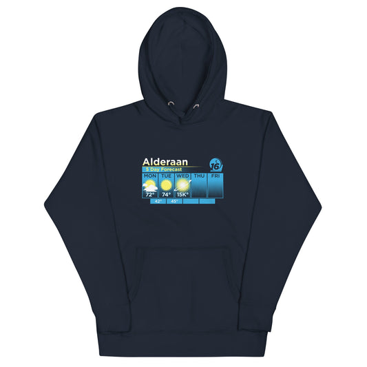 Alderaan 5 Day Forecast Unisex Hoodie