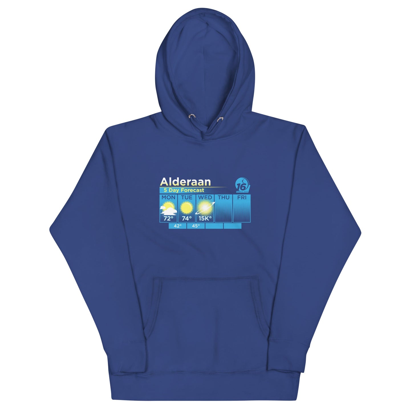 Alderaan 5 Day Forecast Unisex Hoodie