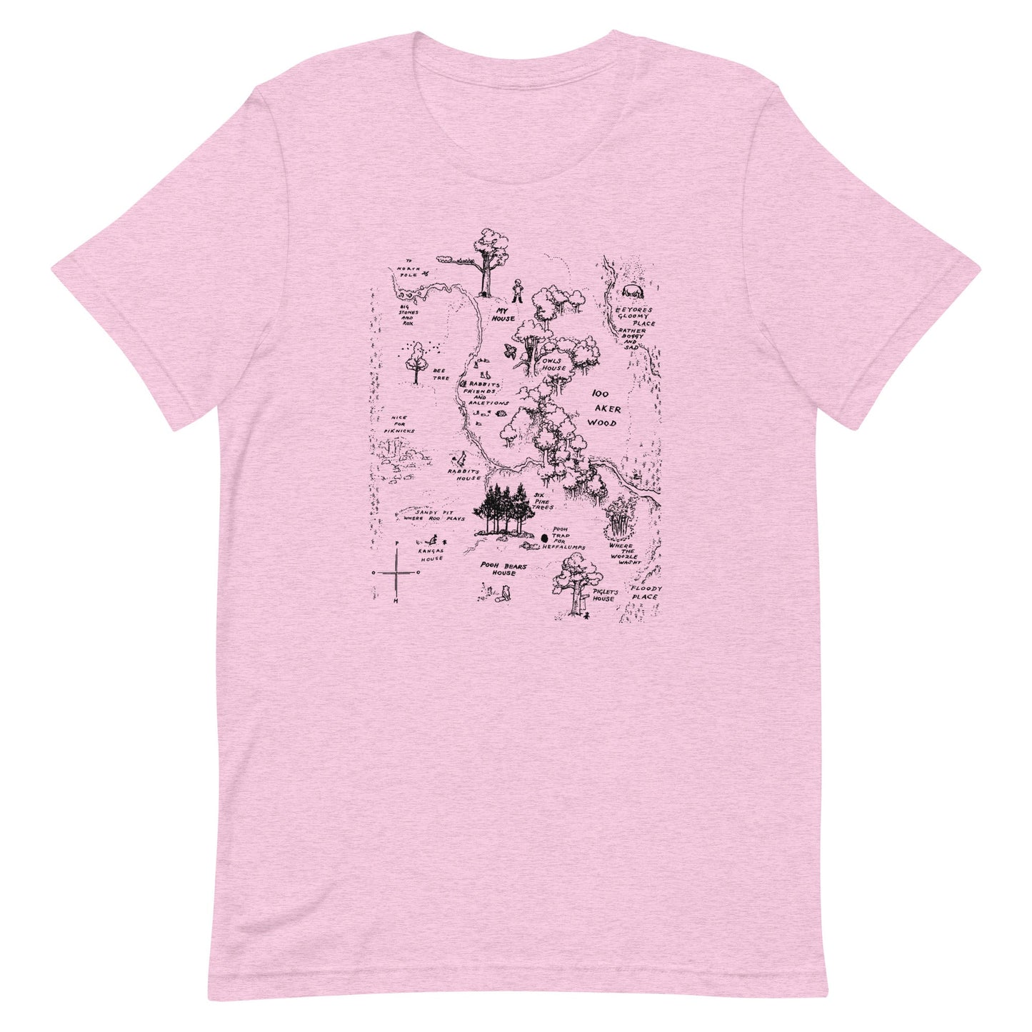 100 Acre Map Men's Signature Tee