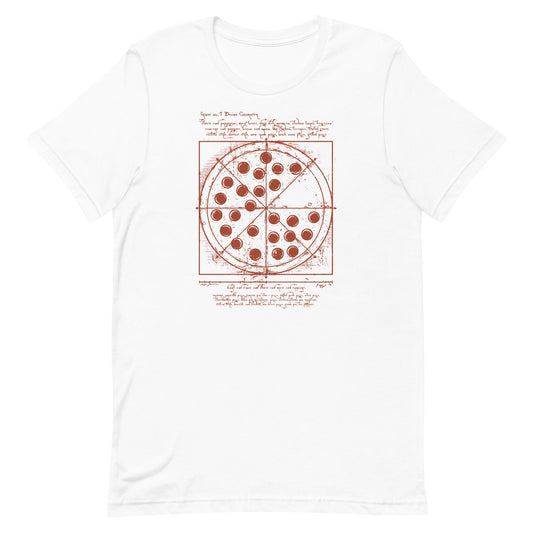 Vitruvian Pizza Men's Signature Tee
