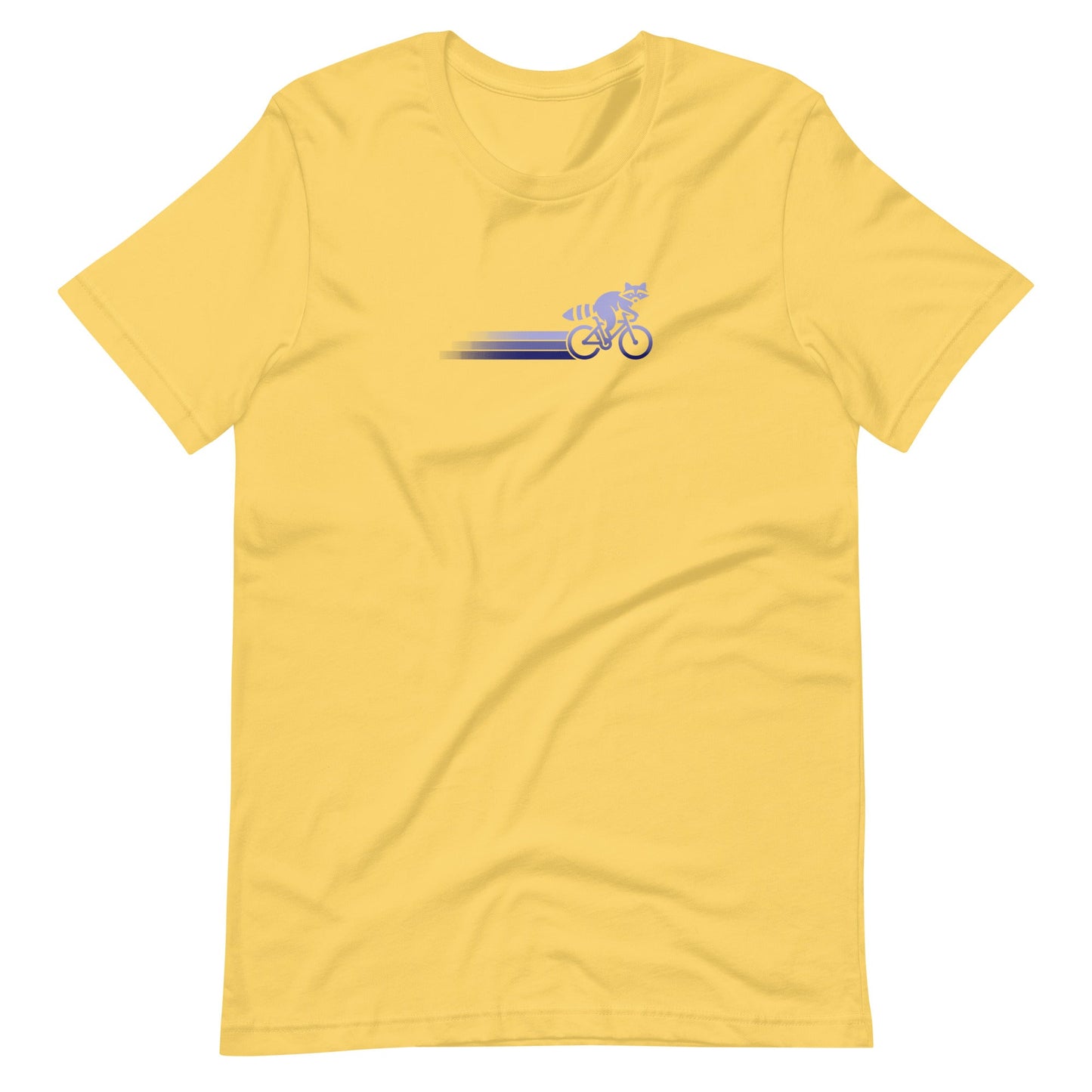 Woodland Cyclist Raccoon - Unisex T-shirt