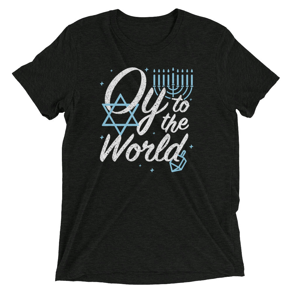 Oy To The World Men's Tri-Blend Tee