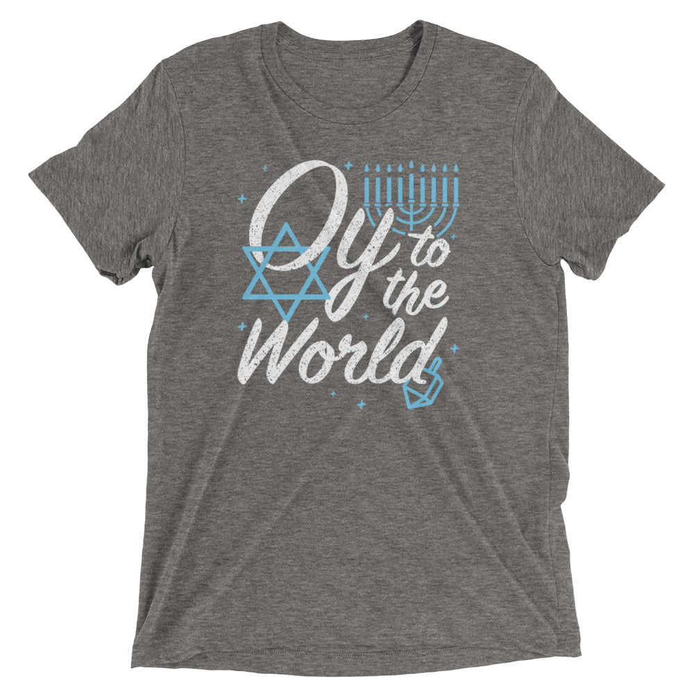 Oy To The World Men's Tri-Blend Tee
