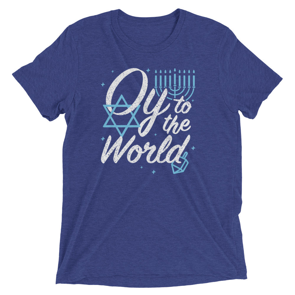 Oy To The World Men's Tri-Blend Tee