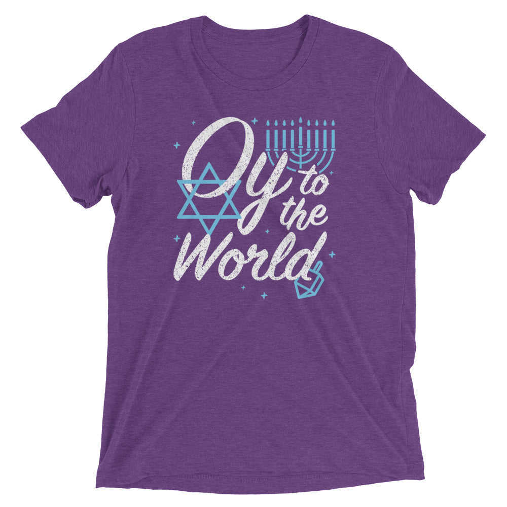 Oy To The World Men's Tri-Blend Tee