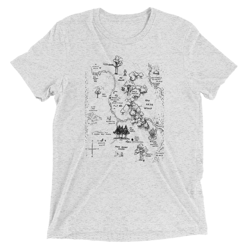 100 Acre Map Men's Tri-Blend Tee