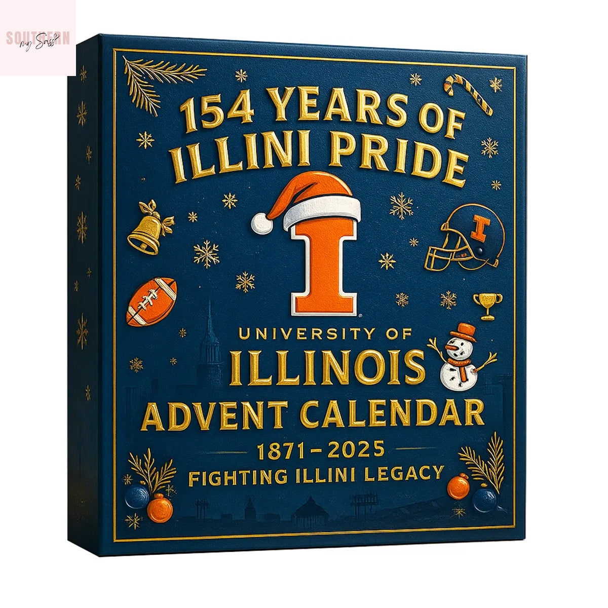 University Of Illinois Fighting Illini Advent Calendar