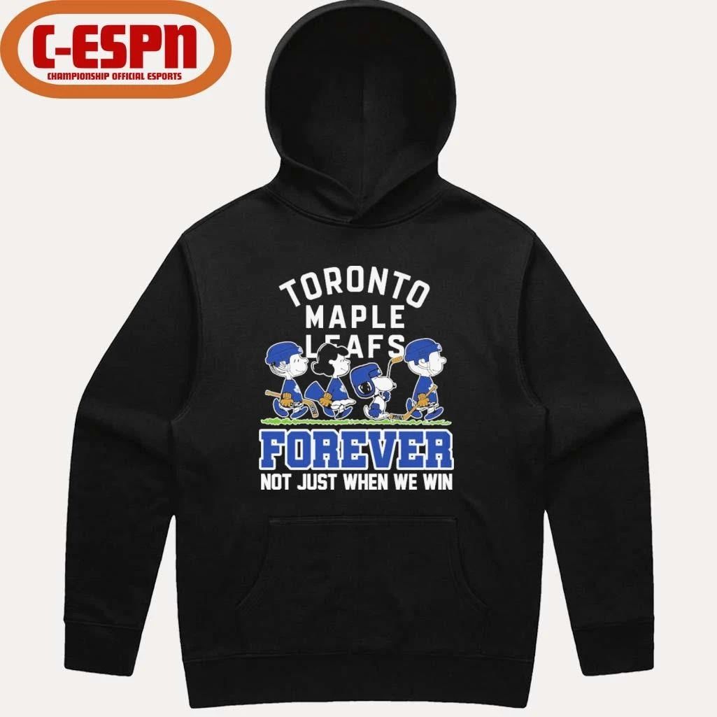 The Peanuts Characters Forever X Toronto Maple Leafs Shirt