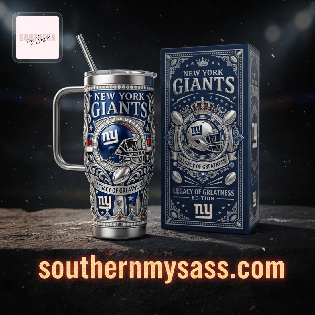 New York Giants Legacy of Greatness Insulated Tumbler